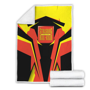 Railspirit Personalized Strasburg Railroad Blanket Strong Line Train Blanket Gift Idea For Train Lover