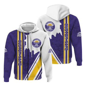 Railspirit Personalized Southern Pacific Railroad Hoodie All Over Printed Unisex Zip Up Hoodie