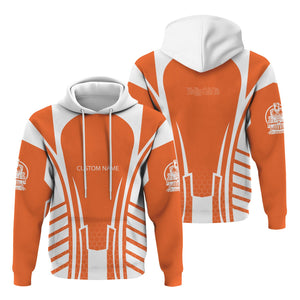 Railspirit Personalized Wheeling And Lake Erie Railroad Hoodie Striped Railroad Style Train Zip Up Hoodie All Over Print