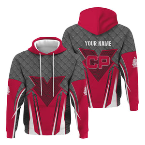 Railspirit Personalized Canadian Pacific Railroad Hoodie Rugged Steel Vibes Train Zip Up Hoodie All Over Print