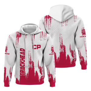 Railspirit Personalized Canadian Pacific Railroad Hoodie Paint Impact Design Train Zip Up Hoodie for Trackhead