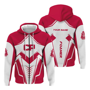 Railspirit Personalized Canadian Pacific Railroad Hoodie Railway Trainspotter Style Zip Up Hoodie Gift Idea For Foamers