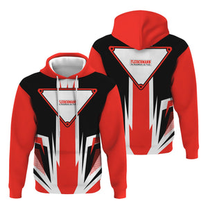 Railspirit Fleischmann And Western Railroad Hoodie Bold Graphic Style All Over Printed Zip Up Hoodie