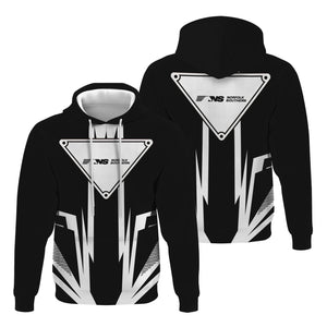 Railspirit Norfolk Southern Railway Hoodie Bold Graphic Style All Over Printed Zip Up Hoodie