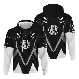 Railspirit Personalized Norfolk and Western Railway Hoodie Vibrant Graphic Pattern N&W Zip Up Hoodie For Train Enthusiasts