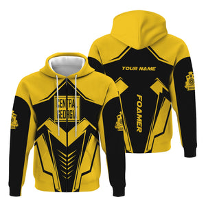 Railspirit Personalized Central of Georgia Railway Hoodie Railway Trainspotter Style Zip Up Hoodie Gift Idea For Foamers