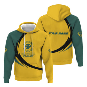 Railspirit Personalized Southern Railway U.S Hoodie Unique Graphic Style SOU Zip Up Hoodie For Train Enthusiasts