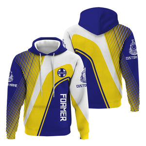 Railspirit Personalized Santa Fe Railway Hoodie Vibrant Striking Style Atchison, Topeka and Santa Fe Railway Zip Up Hoodie For Rail Enthusiasts