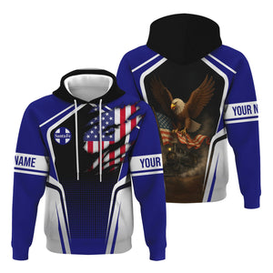 Railspirit Personalized Santa Fe Railway Hoodie American Eagle Vintage Train Atchison, Topeka and Santa Fe Railway Zip Up Hoodie