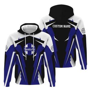 Railspirit Personalized Santa Fe Railway Hoodie Strong Line Style Atchison, Topeka and Santa Fe Railway Train Hoodie Gift Idea For Train Lover