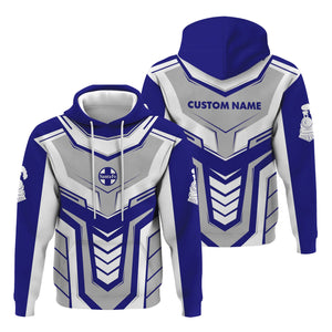 Railspirit Personalized Santa Fe ATSF Railway Hoodie Armor-Inspired Design Atchison, Topeka and Santa Fe Train Zip Up Hoodie All Over Print