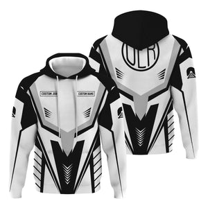 Railspirit Personalized Union Electric Railway Hoodie Workwear-Inspired with Custom Position Train Zip Up Hoodie