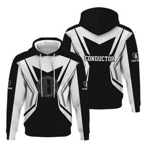 Railspirit Personalized Union Electric Railway Hoodie Unique Style with Custom Job Train Zip Up Hoodie