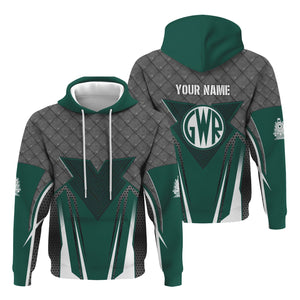 Railspirit Personalized Great Western Railway Hoodie Rugged Steel Vibes Train Zip Up Hoodie All Over Print