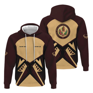 Railspirit Personalized London, Midland and Scottish Railway Hoodie Vibriant Style with Custom Position Train Zip Up Hoodie