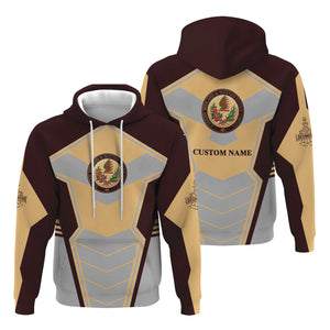 Railspirit Personalized London, Midland and Scottish Railway Hoodie Engine-Inspired Style Train Zip Up Hoodie for Railroad Fanatic