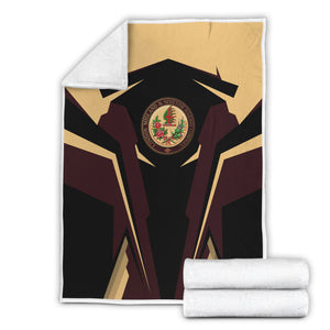 Railspirit Personalized London, Midland and Scottish Railway Blanket Strong Line Train Blanket Gift Idea For Train Lover