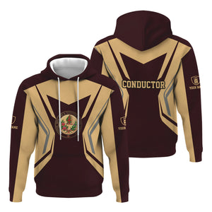 Railspirit Personalized London, Midland and Scottish Railway Hoodie Unique Style with Custom Job Train Zip Up Hoodie