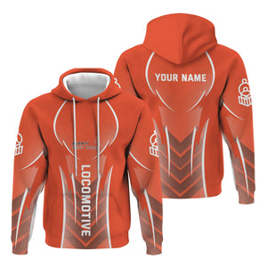 Railspirit Personalized Avanti West Coast Hoodie Striking Line Style Train Zip Up Hoodie For Locomotive Lovers