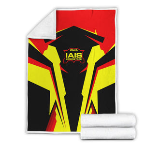 Railspirit Personalized Iowa Interstate Railroad Blanket IAIS Strong Line Train Blanket Gift Idea For Train Lover