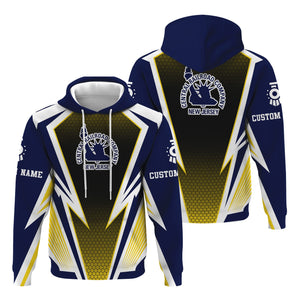 Railspirit Personalized CNJ Jersey Central Railroad Hoodie Lightning Graphic Style Zip Up Hoodie Gift Idea For Train Lover