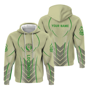 Railspirit Personalized Virginia & Truckee Railroad Hoodie Striking Line Style Train Zip Up Hoodie For Locomotive Lovers