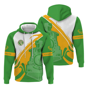 Railspirit Personalized Virginia & Truckee Railroad Hoodie Flame-Inspired Style Zip Up Hoodie Gift Idea For Train Lovers