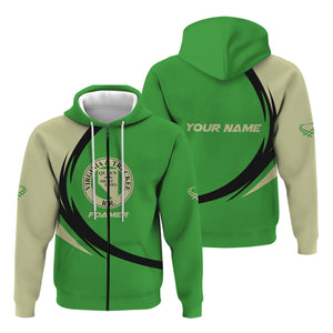 Railspirit Personalized Virginia & Truckee Railroad Hoodie Unique Graphic Style Zip Up Hoodie For Train Enthusiasts