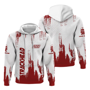 Railspirit Personalized Soo Line Railroad Hoodie Paint Impact Design Train Zip Up Hoodie for Trackhead