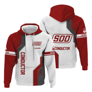 Railspirit Personalized Soo Line Railroad Hoodie Unique Railway Style with Custom Job Train Zip Up Hoodie