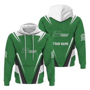 Railspirit Personalized Burlington Northern Railroad Hoodie Railway Inspired Apparel Train Zip Up Hoodie For Train Lovers