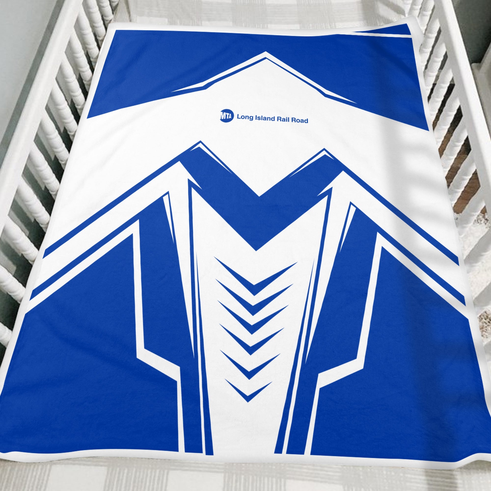 Railspirit Long Island Railroad Blanket Railway Trainspotter Style Blanket Gift Idea For Foamers