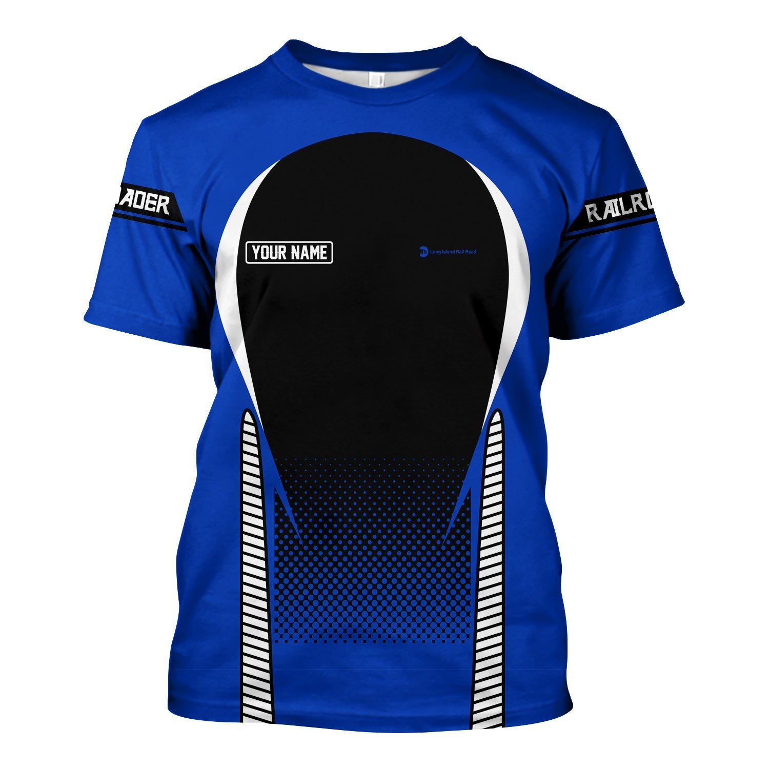 Railspirit Personalized Long Island Railroad T Shirt Stress Is Caused By Not Having Enough Trains Shirt All Over Print