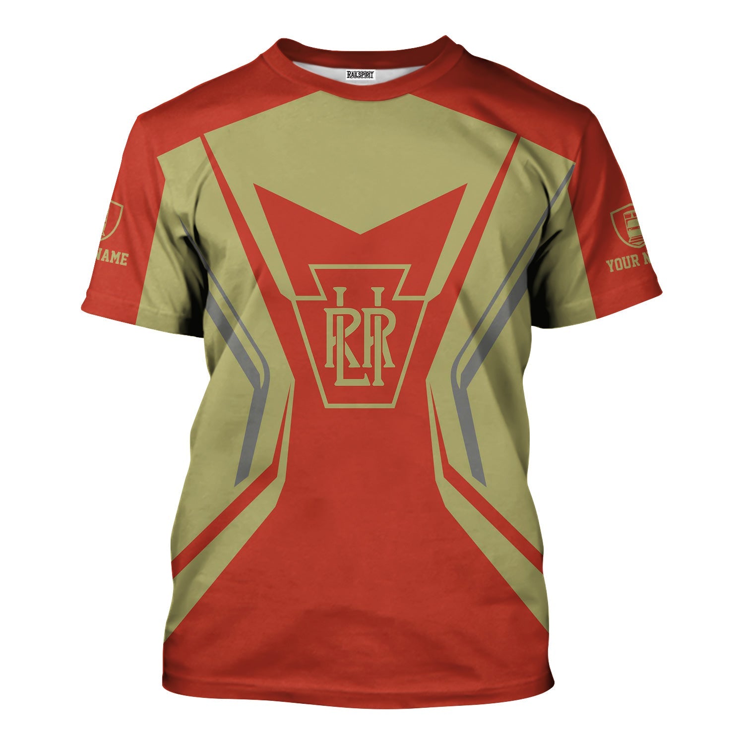 Railspirit Personalized Long Island Railroad T-Shirt Unique Style with Custom Job Train Shirt