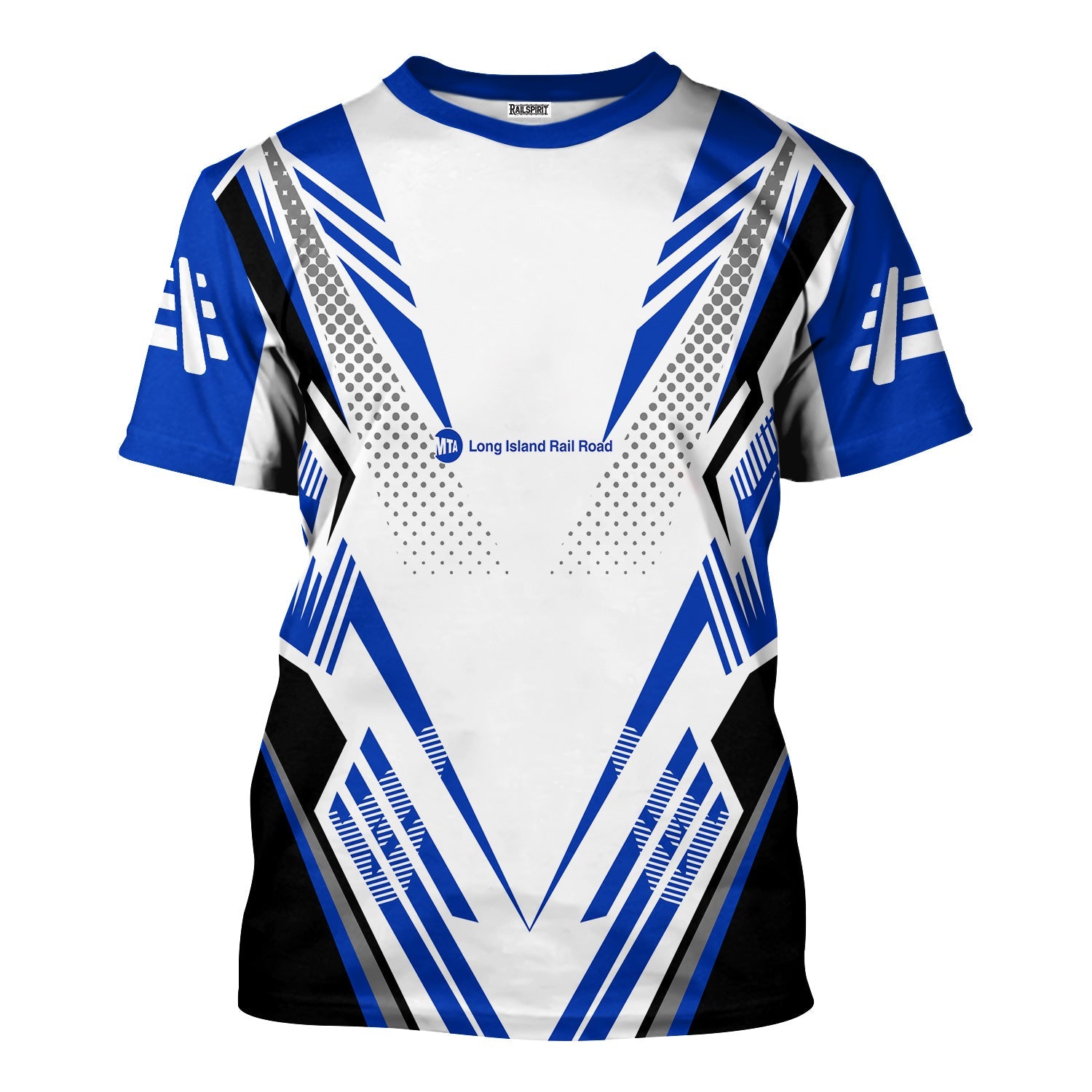 Railspirit Personalized Long Island Railroad T-Shirt Railroad Tribute Design Train Shirt for Train Lovers