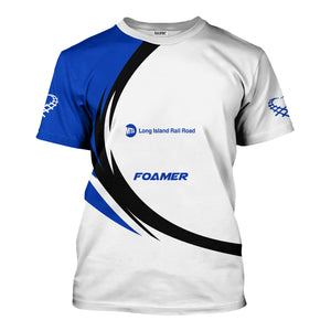 Railspirit Personalized Long Island Railroad T-Shirt Unique Graphic Style Shirt For Train Enthusiasts