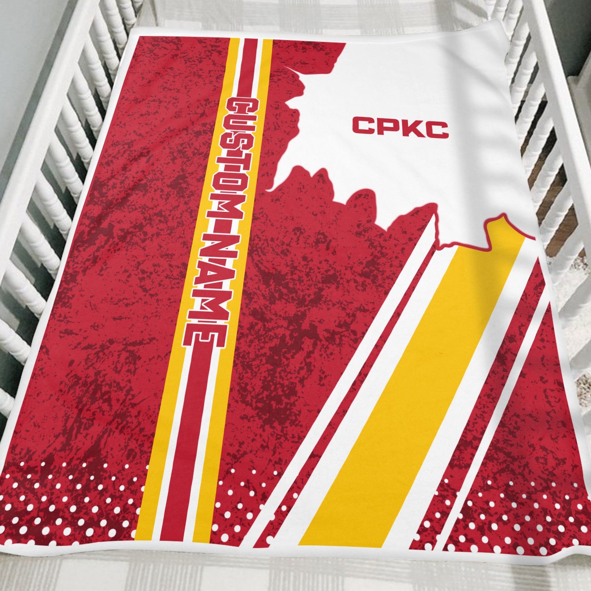 Railspirit Personalized Canadian Pacific Kansas City Blanket Vintage CPKC All Over Printed Blanket
