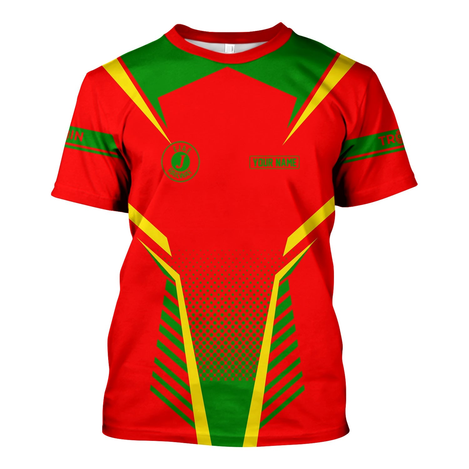 Railspirit Personalized Elgin Joliet And Eastern Railroad T Shirt Unisex Train Shirt All Over Print