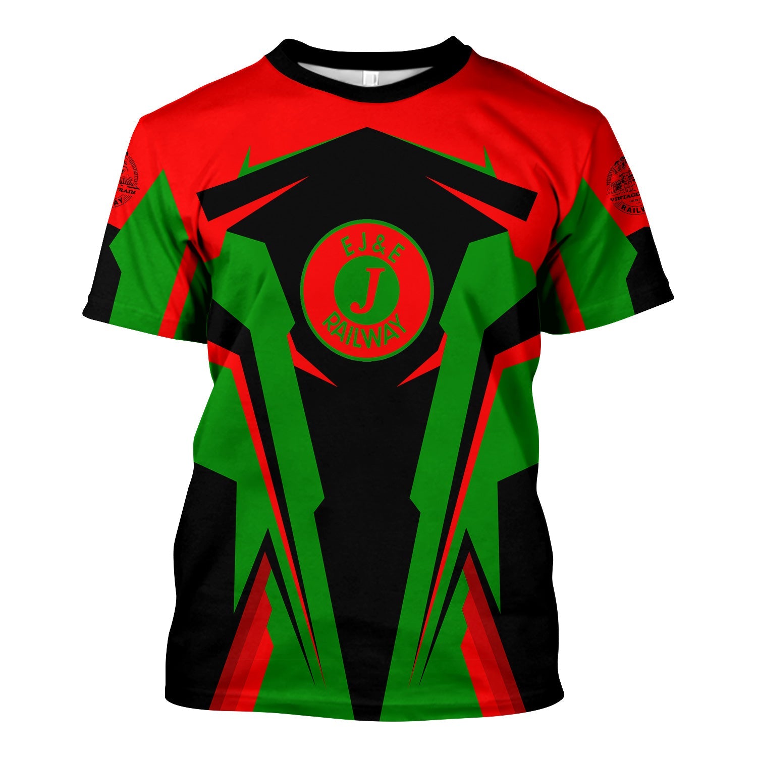 Railspirit Personalized Elgin Joliet And Eastern Railroad T Shirt Strong Line Style Train Unisex Shirt All Over Print