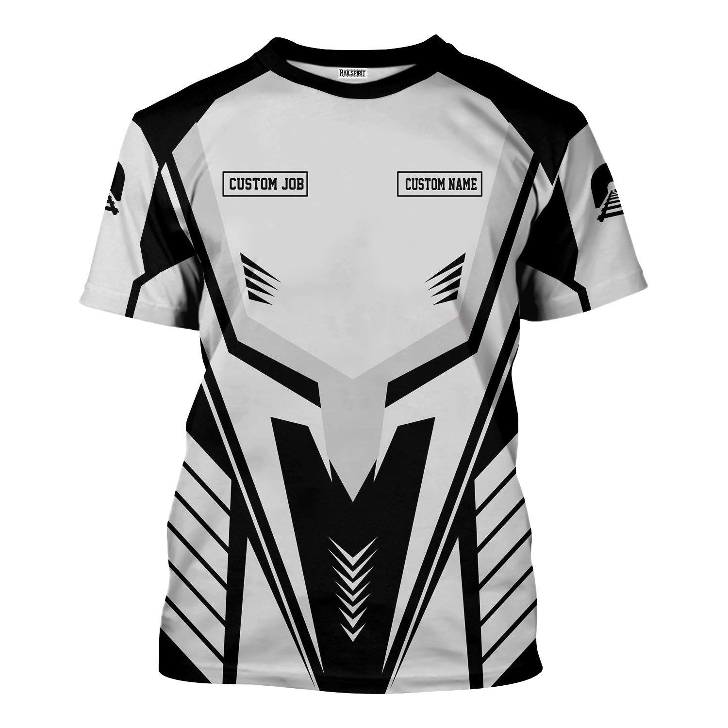 Railspirit Personalized Bessemer And Lake Erie Railroad T-Shirt Workwear-Inspired with Custom Position Train Shirt