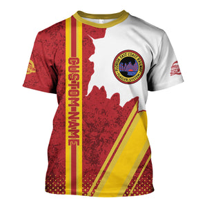 Railspirit Personalized Florida East Coast Railway T-Shirt All Over Printed Unisex Shirt