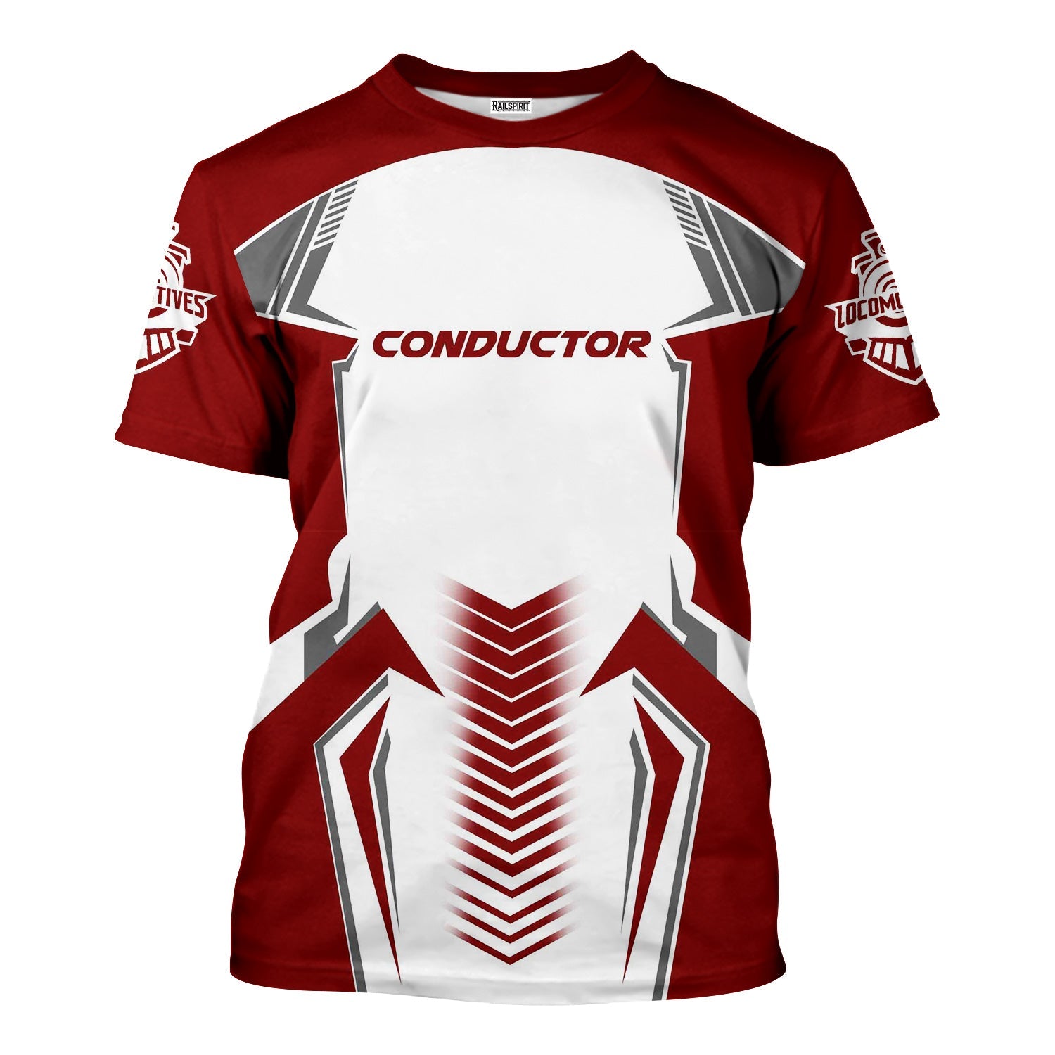 Railspirit Personalized Detroit & Mackinac Railroad T-Shirt Standout Style with Custom Position Train Shirt