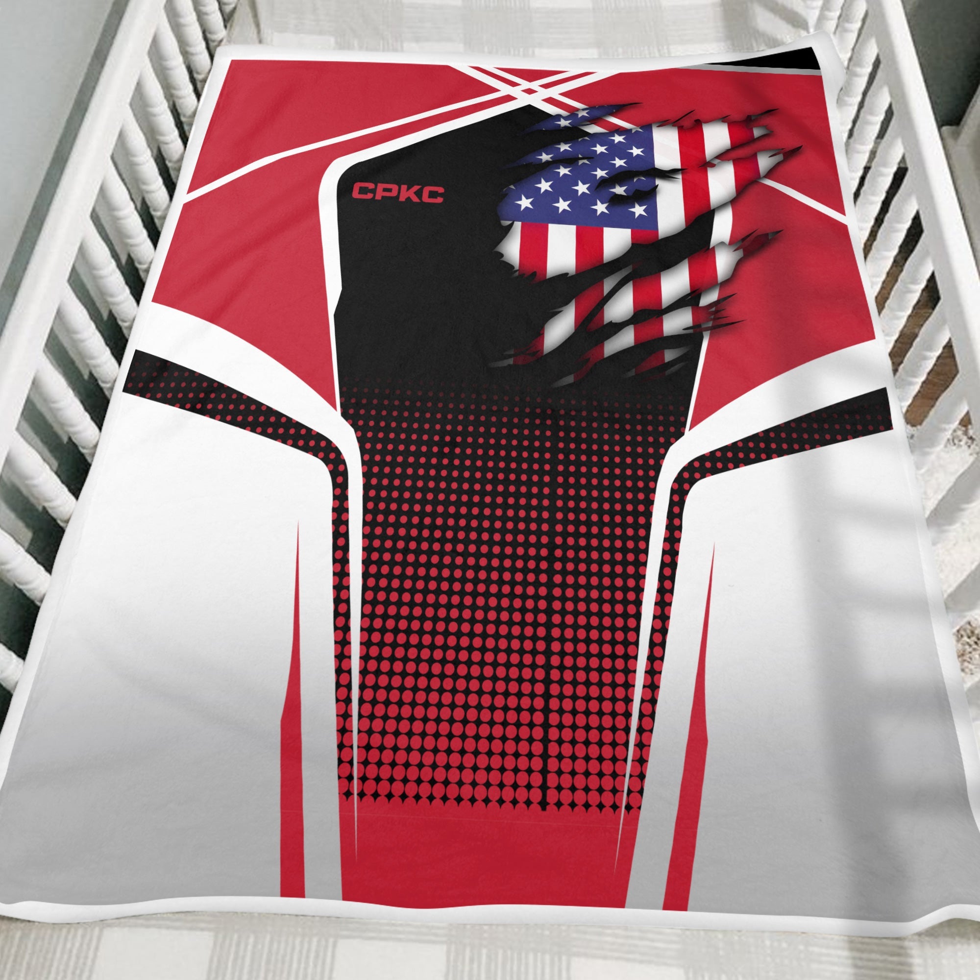 Railspirit Personalized Canadian Pacific Kansas City Blanket American Vintage CPKC All Over Printed Blanket