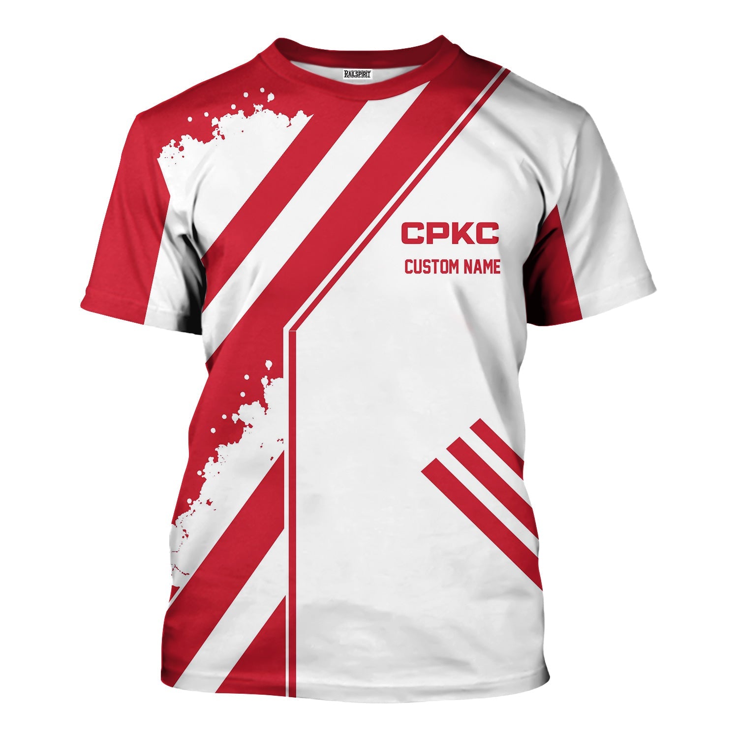 Railspirit Personalized Canadian Pacific Kansas City T-Shirt Locomotive Design CPKC Train Shirt for Train Enthusiast