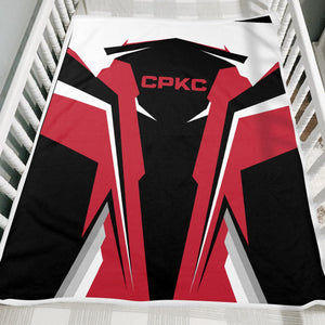 Railspirit Personalized Canadian Pacific Kansas City Blanket CPKC Strong Line Train Blanket Gift Idea For Train Lover