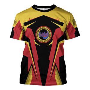 Railspirit Personalized Florida East Coast Railway T Shirt Strong Line Style Train Unisex Shirt All Over Print