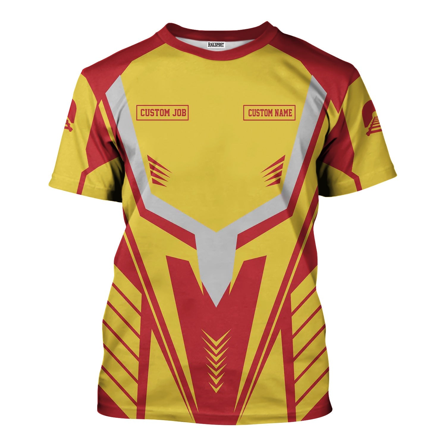 Railspirit Personalized Florida East Coast Railway T-Shirt Workwear-Inspired with Custom Position Train Shirt