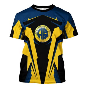 Railspirit Personalized Alaska Railroad T Shirt Strong Line Style Train Unisex Shirt All Over Print