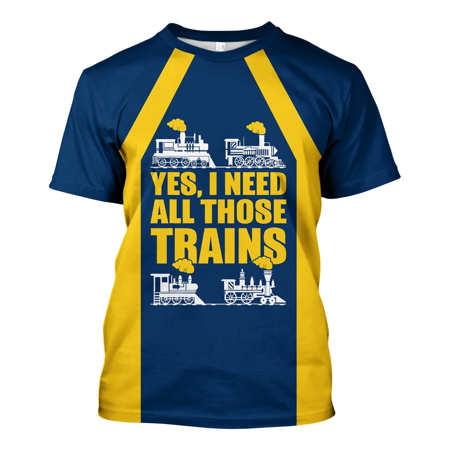 Railspirit Custom Name Alaska Railroad T Shirt Yes I Need All Those Train Printed Shirt