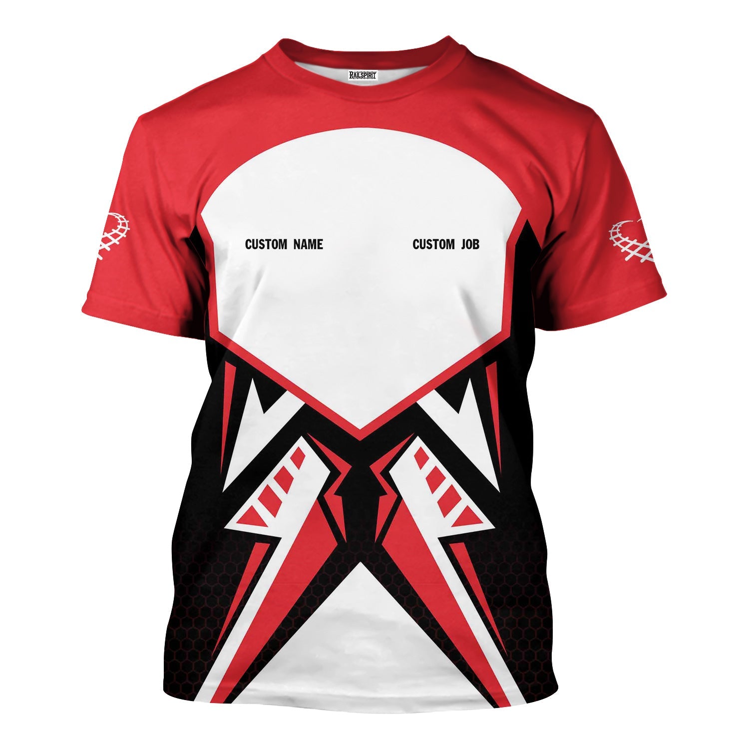 Railspirit Personalized Kansas City Southern T-Shirt Vibriant Style with Custom Position Train Shirt